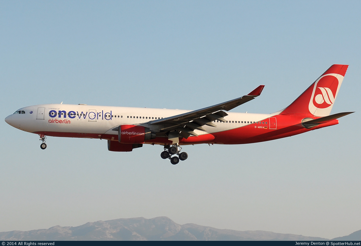 Photo of D-ABXA - Airbus A330-223 operated by Air Berlin
