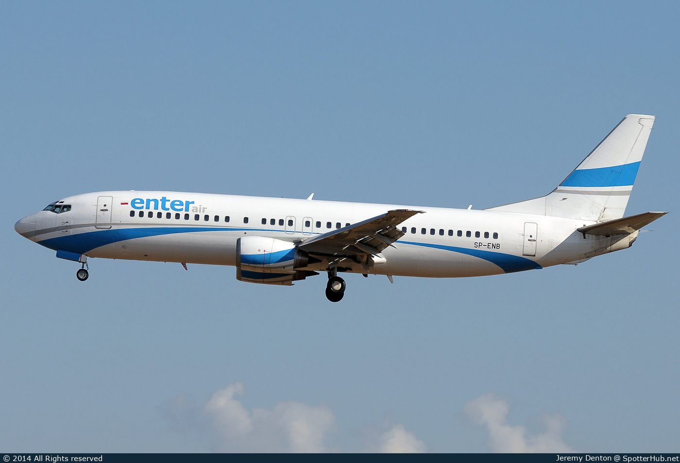 Photo of SP-ENB - Boeing 737-4Q8 operated by Enter Air