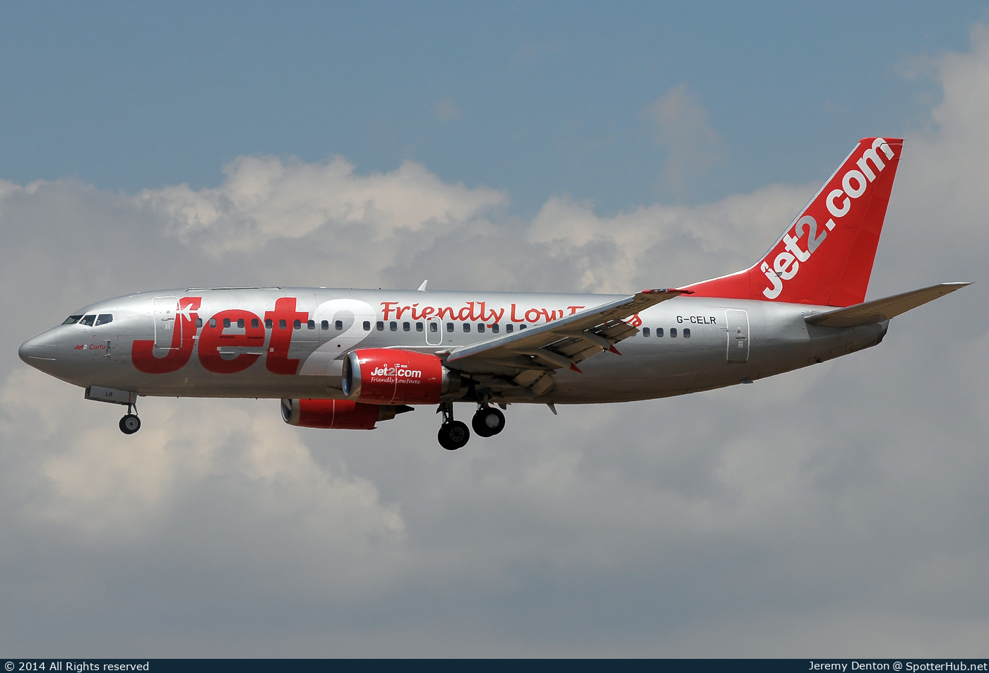 Photo of G-CELR - Boeing 737-330(QC) operated by Jet2