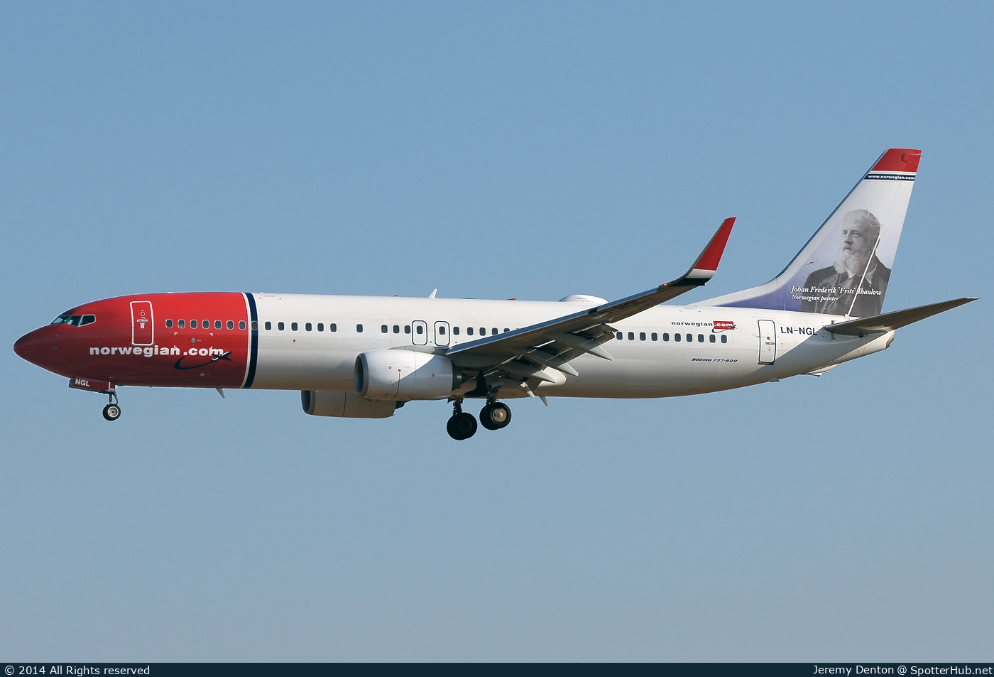 Photo of LN-NGL - Boeing 737-8JP operated by Norwegian Air Shuttle