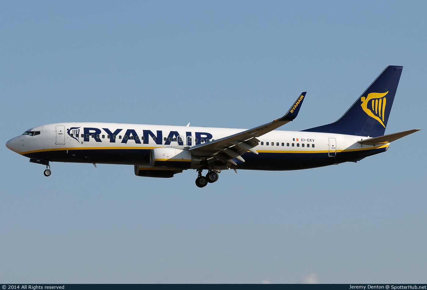 Photo of EI-EKY - Boeing 737-8AS operated by Ryanair