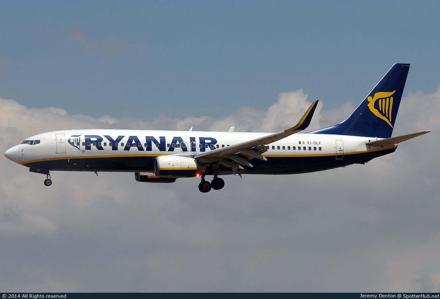 Photo of EI-DLF - Boeing 737-8AS operated by Ryanair