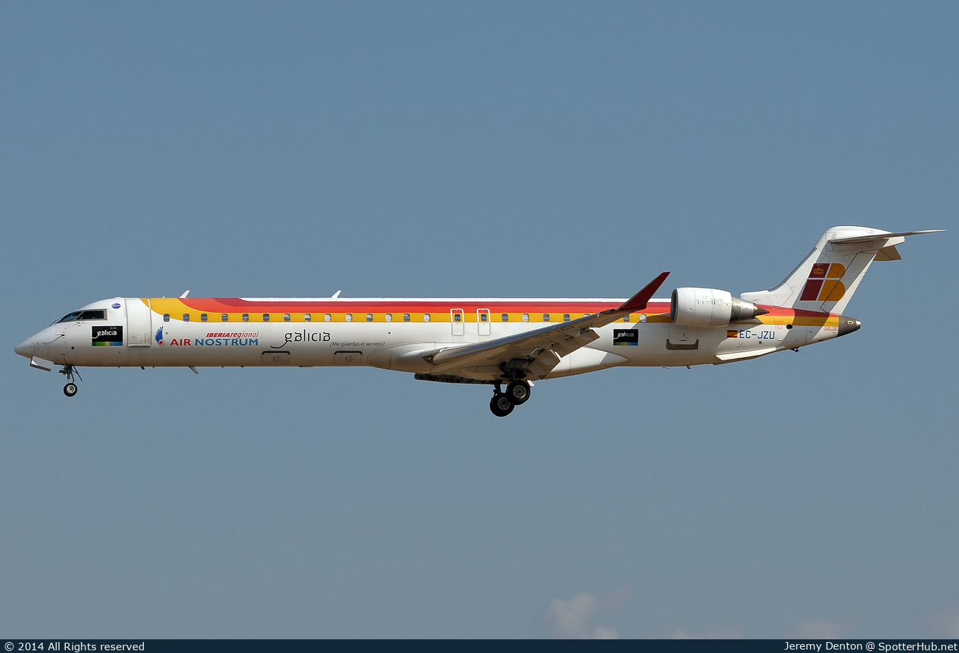 Photo of EC-JZU - Bombardier CRJ-900ER operated by Iberia Regional (opb Air Nostrum)
