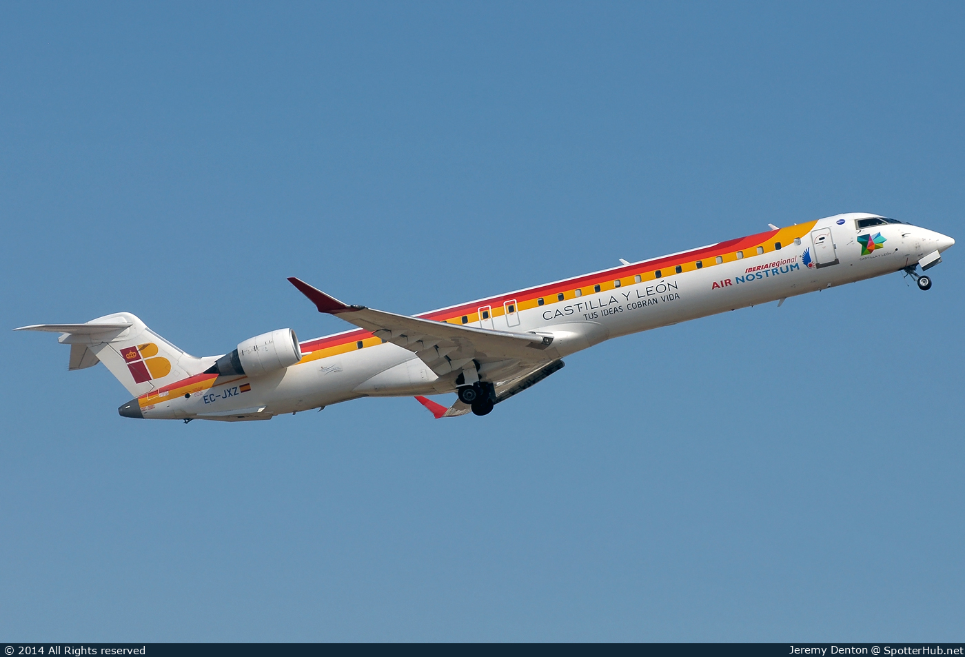 Photo of EC-JXZ - Bombardier CRJ-900ER operated by Iberia Regional (opb Air Nostrum)