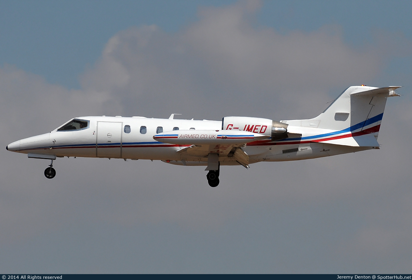 Photo of G-JMED - Bombardier Learjet 35A operated by Air Medical