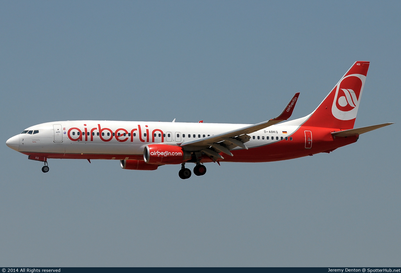 Photo of D-ABKQ - Boeing 737-86J operated by Air Berlin
