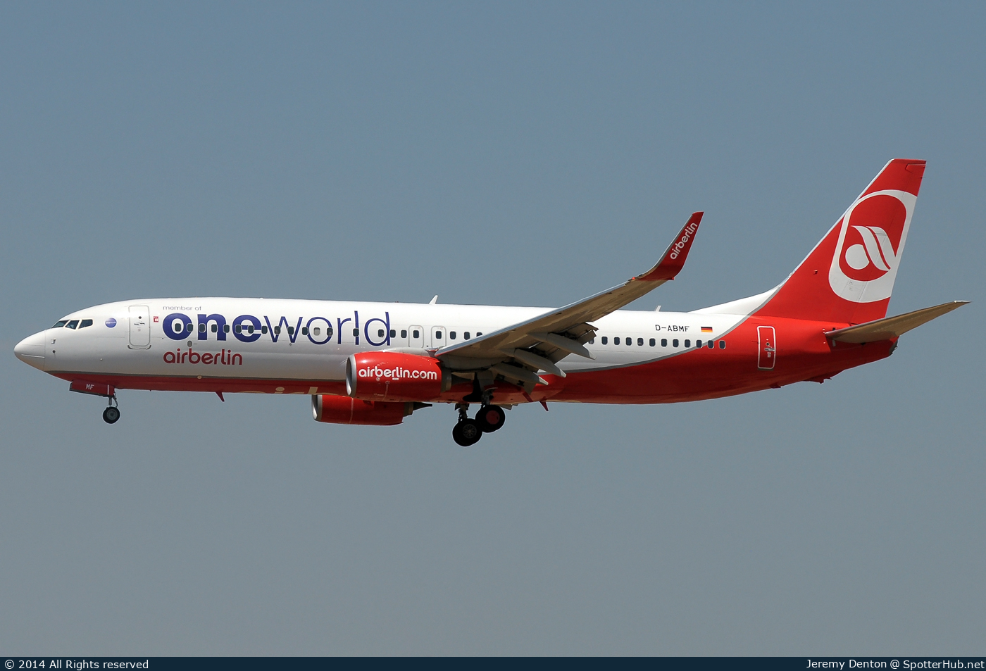 Photo of D-ABMF - Boeing 737-86J operated by Air Berlin