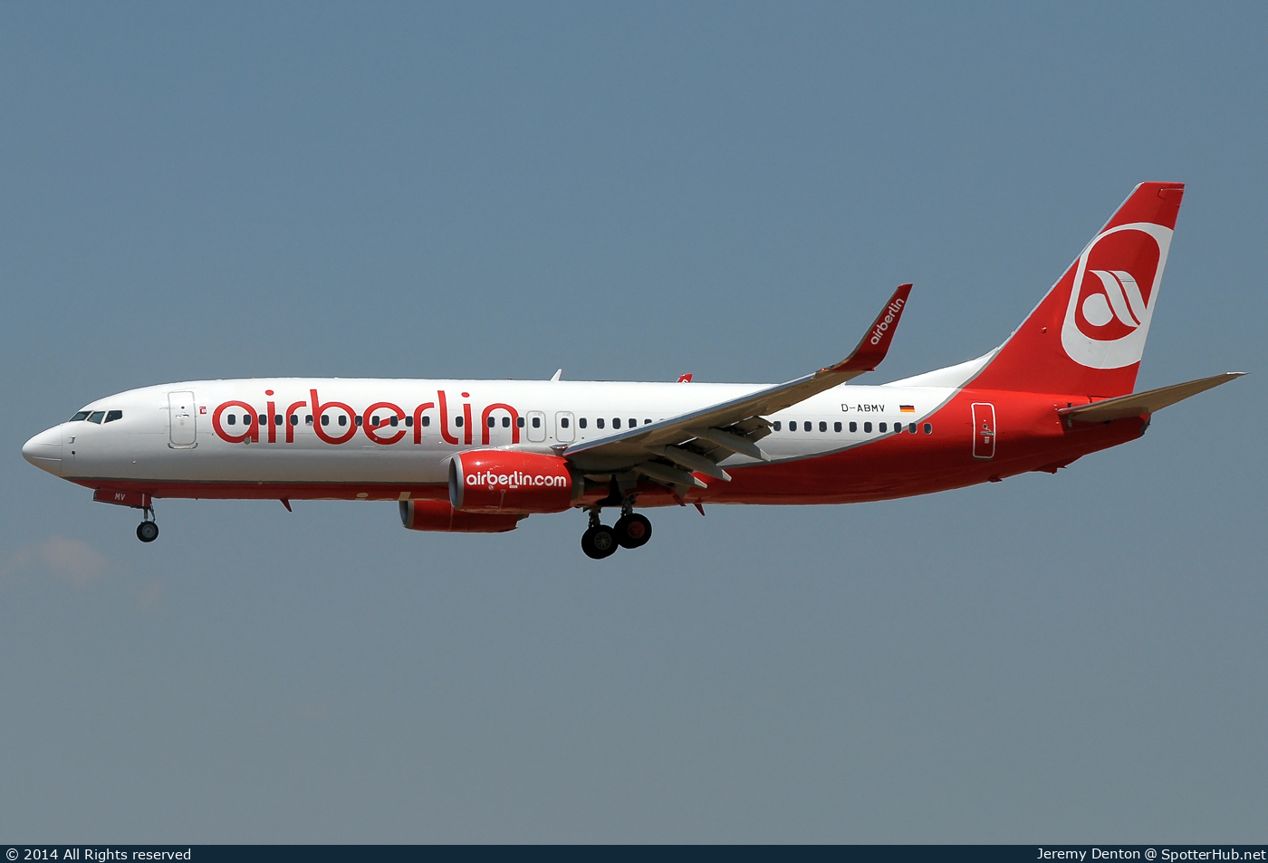 Photo of D-ABMV - Boeing 737-86J operated by Air Berlin