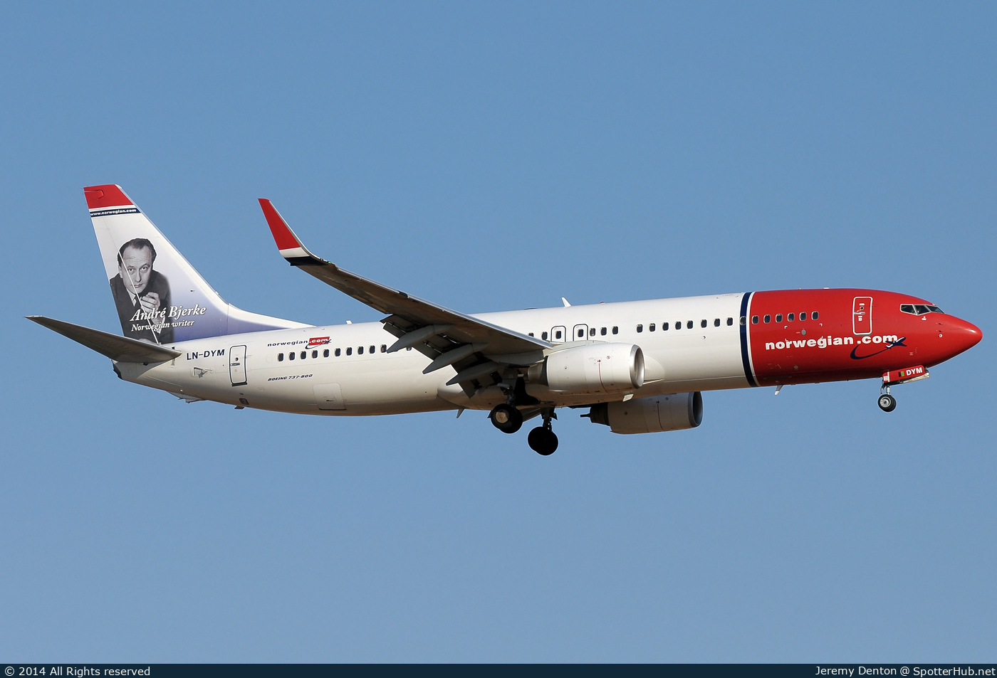 Photo of LN-DYM - Boeing 737-8JP operated by Norwegian Air Shuttle