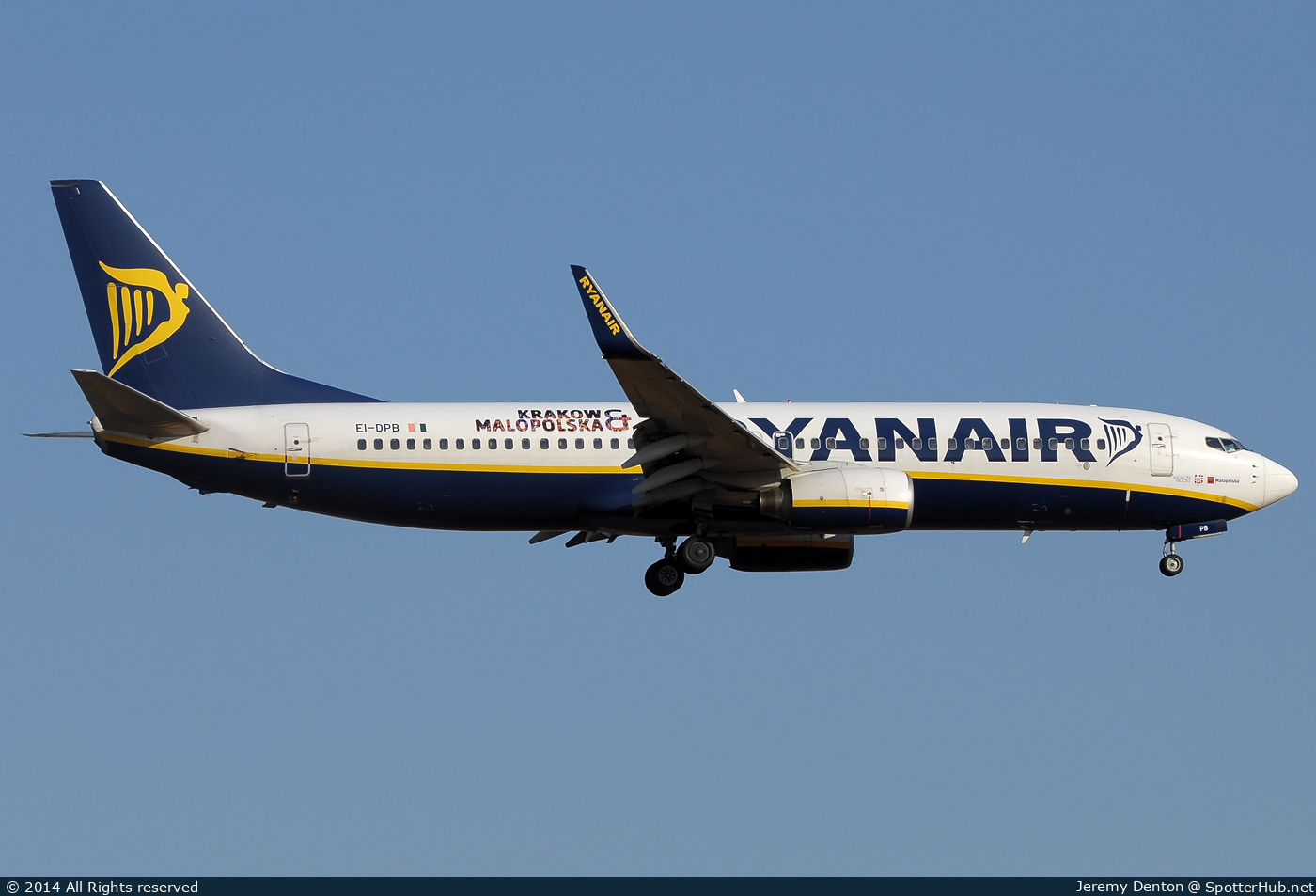 Photo of EI-DPB - Boeing 737-8AS operated by Ryanair