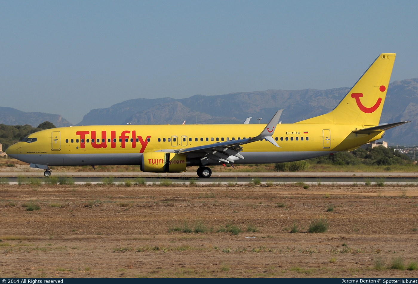 Photo of D-ATUL - Boeing 737-8K5 operated by TUIfly
