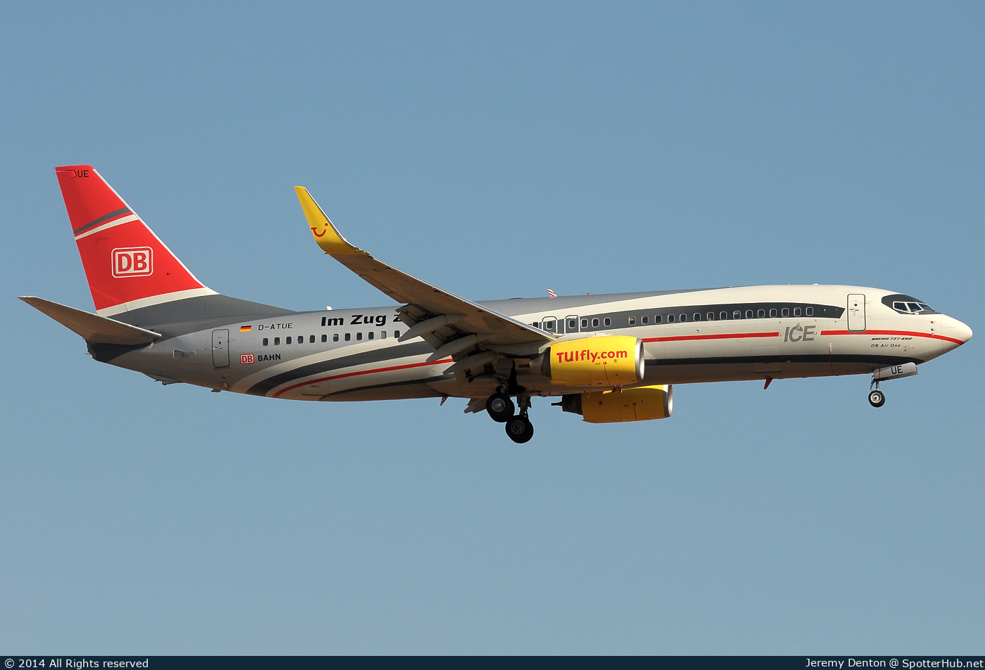 Photo of D-ATUE - Boeing 737-8K5 operated by TUIfly