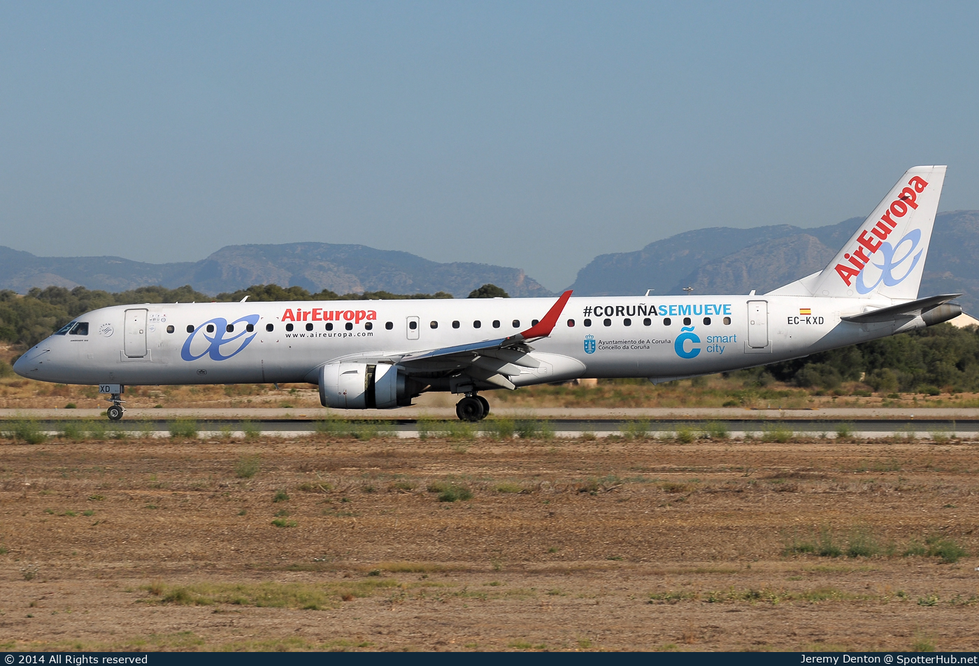 Photo of EC-KXD - Embraer ERJ-195LR operated by Air Europa