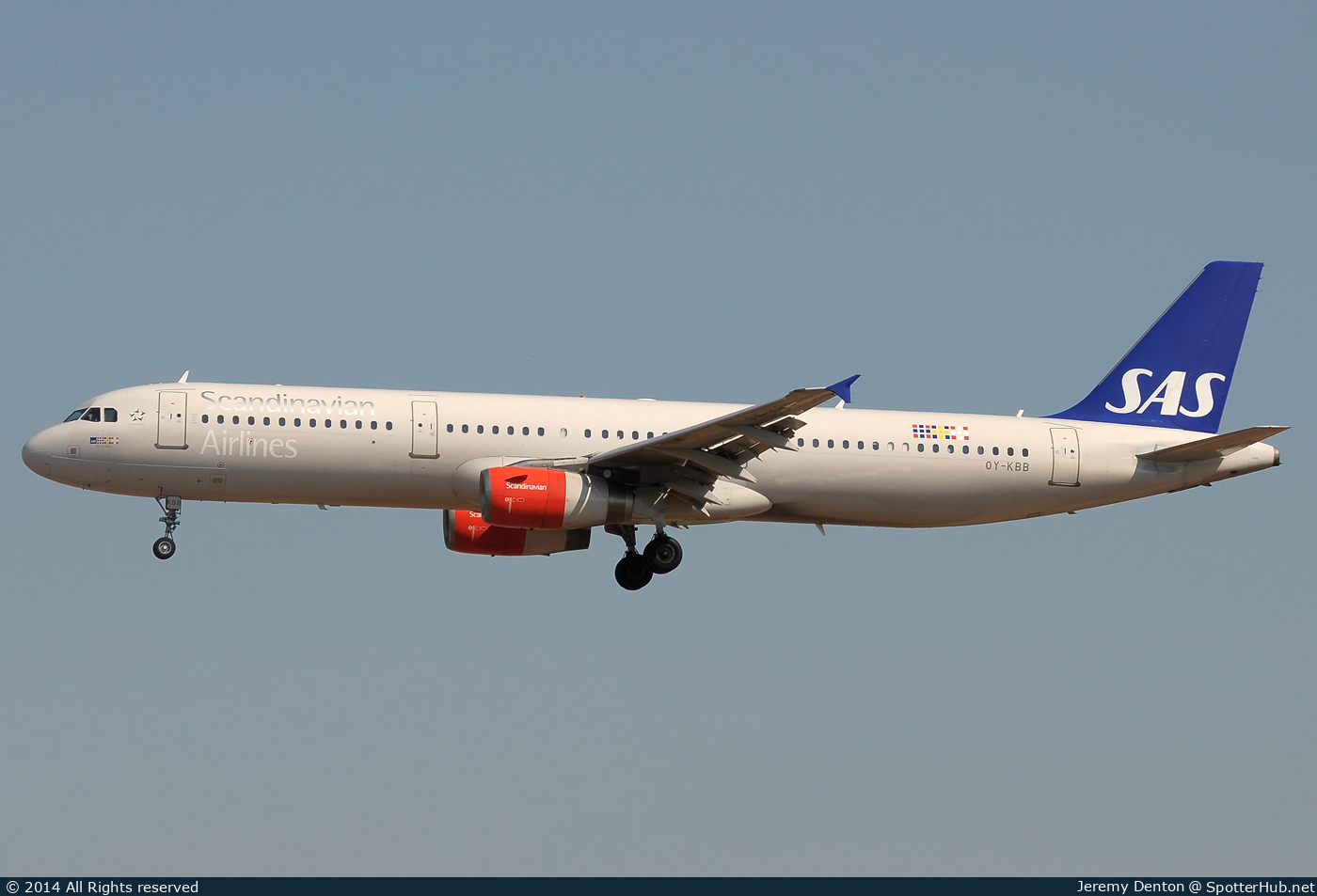 Photo of OY-KBB - Airbus A321-232 operated by SAS Scandinavian Airlines