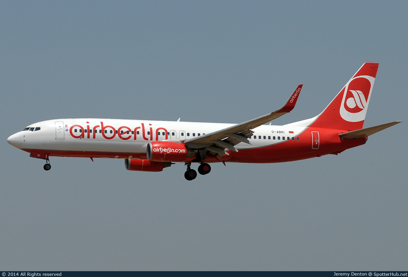 Photo of D-ABKI - Boeing 737-86J operated by Air Berlin