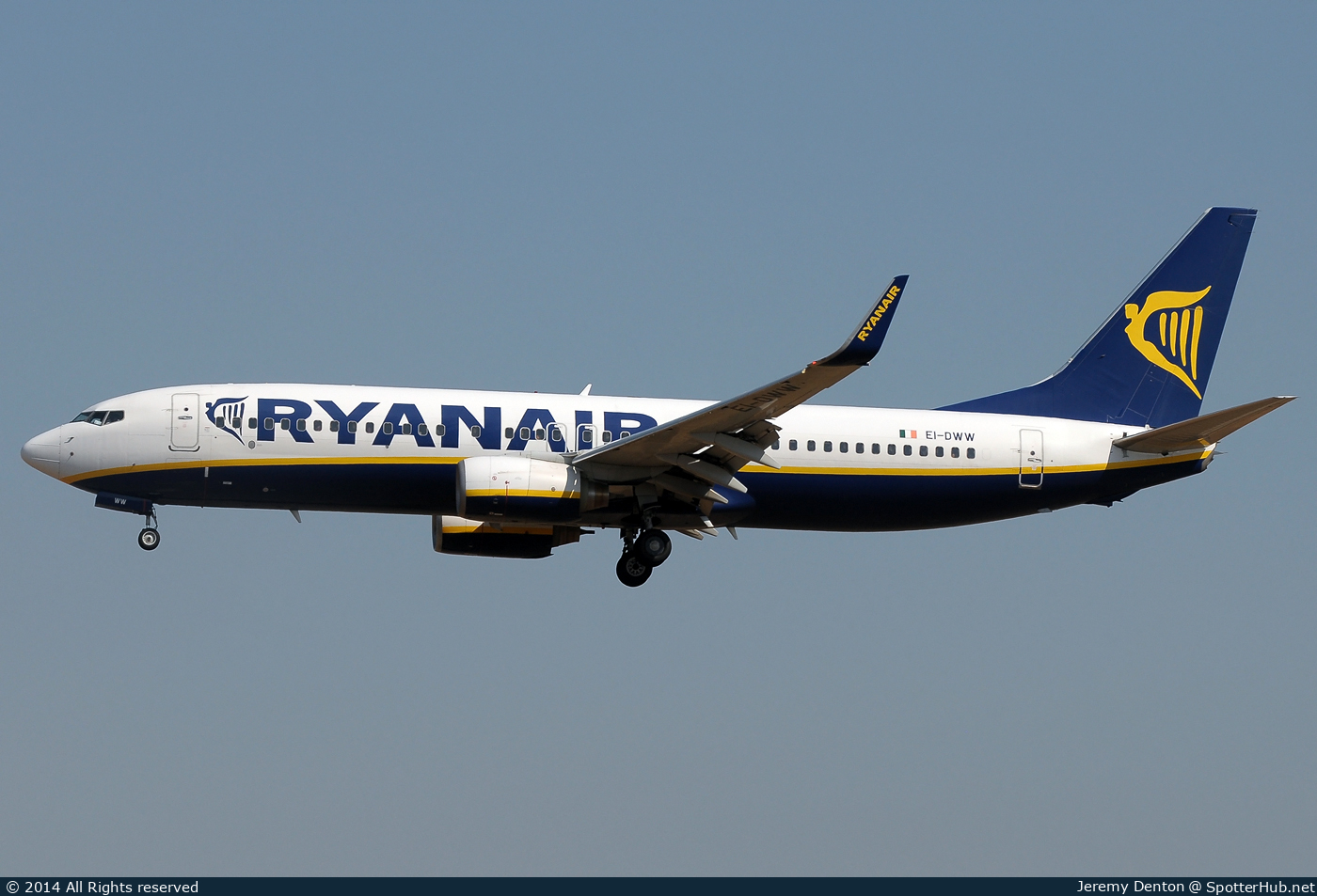 Photo of EI-DWW - Boeing 737-8AS operated by Ryanair