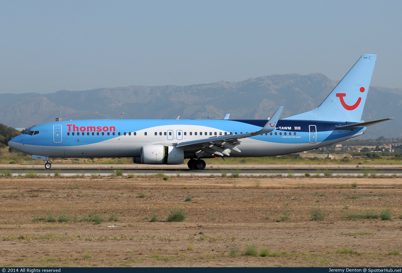 Photo of G-TAWM - Boeing 737-8K5 operated by Thomson Airways