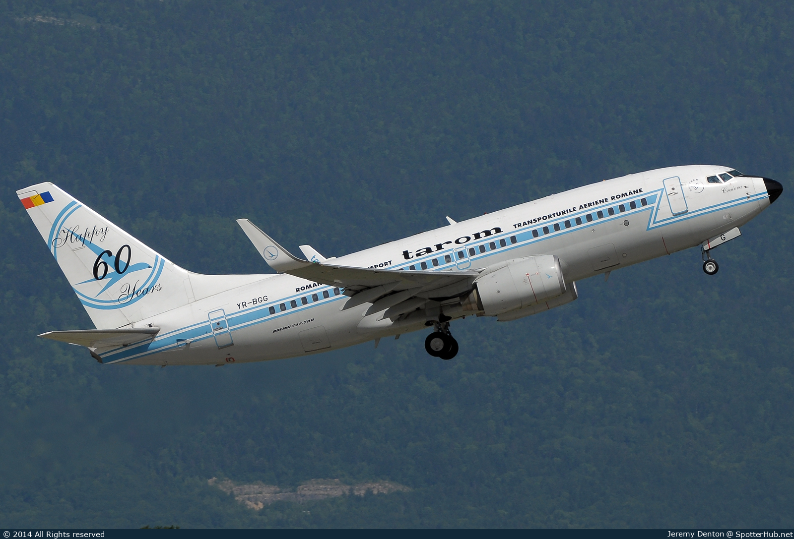 Photo of YR-BGG - Boeing 737-78J operated by Tarom - Romanian Air Transport
