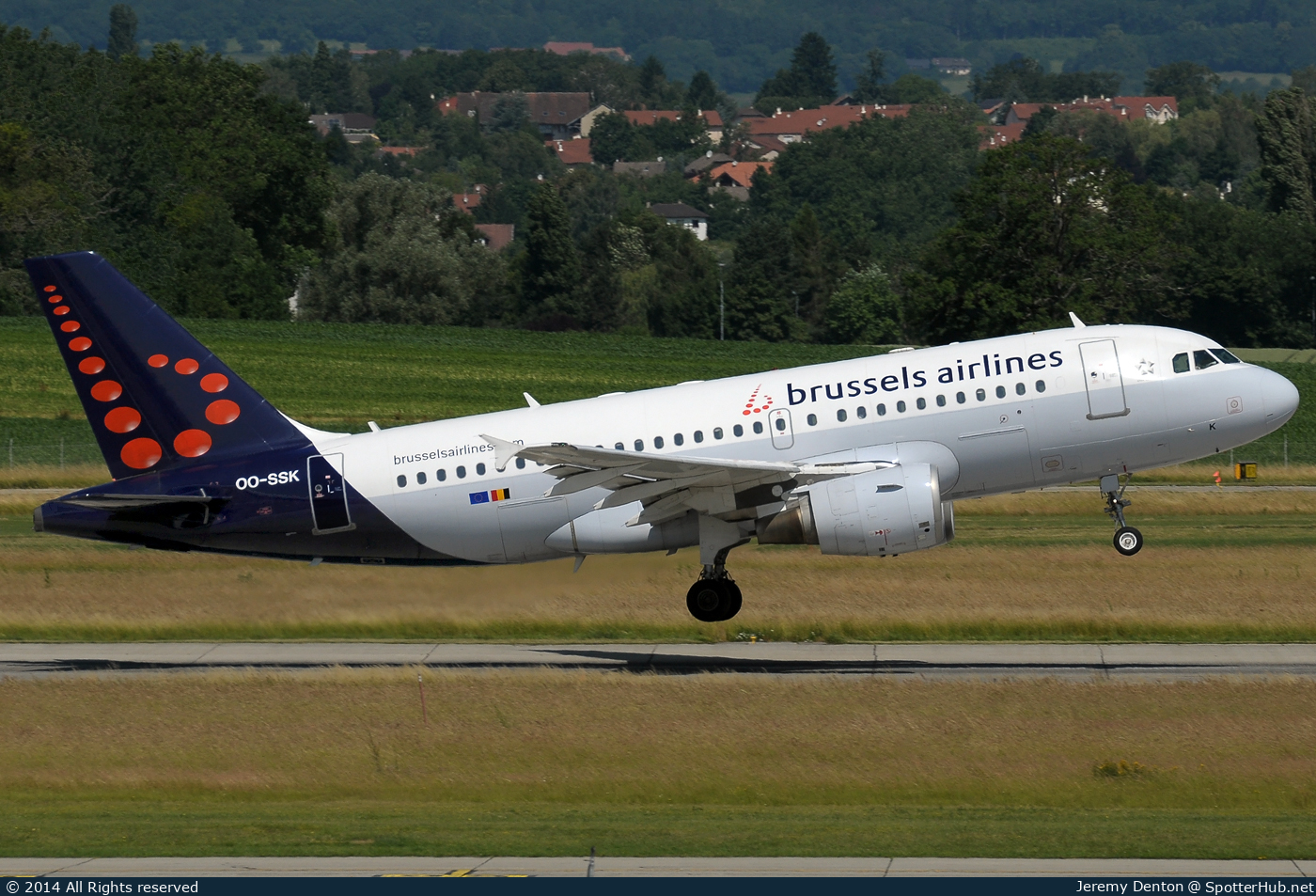 Photo of OO-SSK - Airbus A319-112 operated by Brussels Airlines