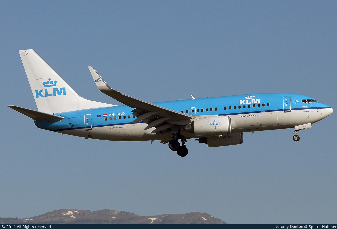Photo of PH-BGD - Boeing 737-7K2 operated by KLM Royal Dutch Airlines