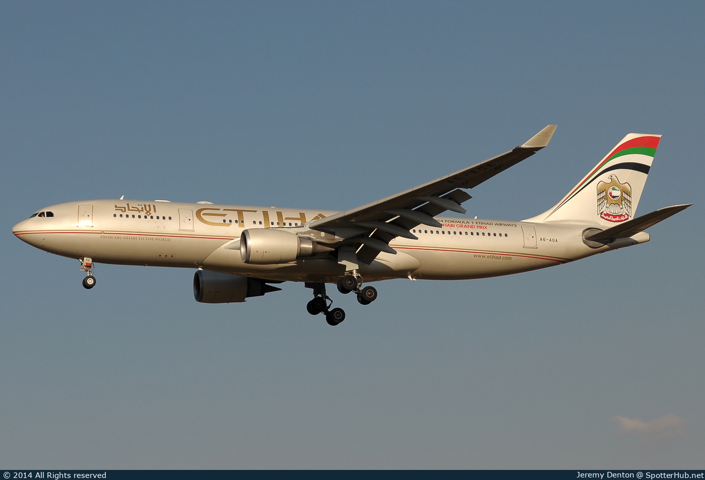 Photo of A6-AGA - Airbus A330-202 operated by Etihad Airways