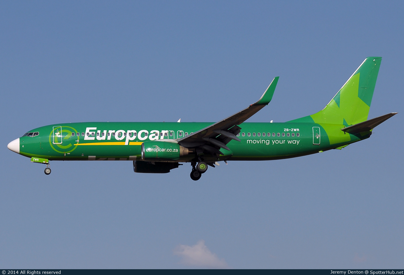 Photo of ZS-ZWR - Boeing 737-85P operated by Kulula.com