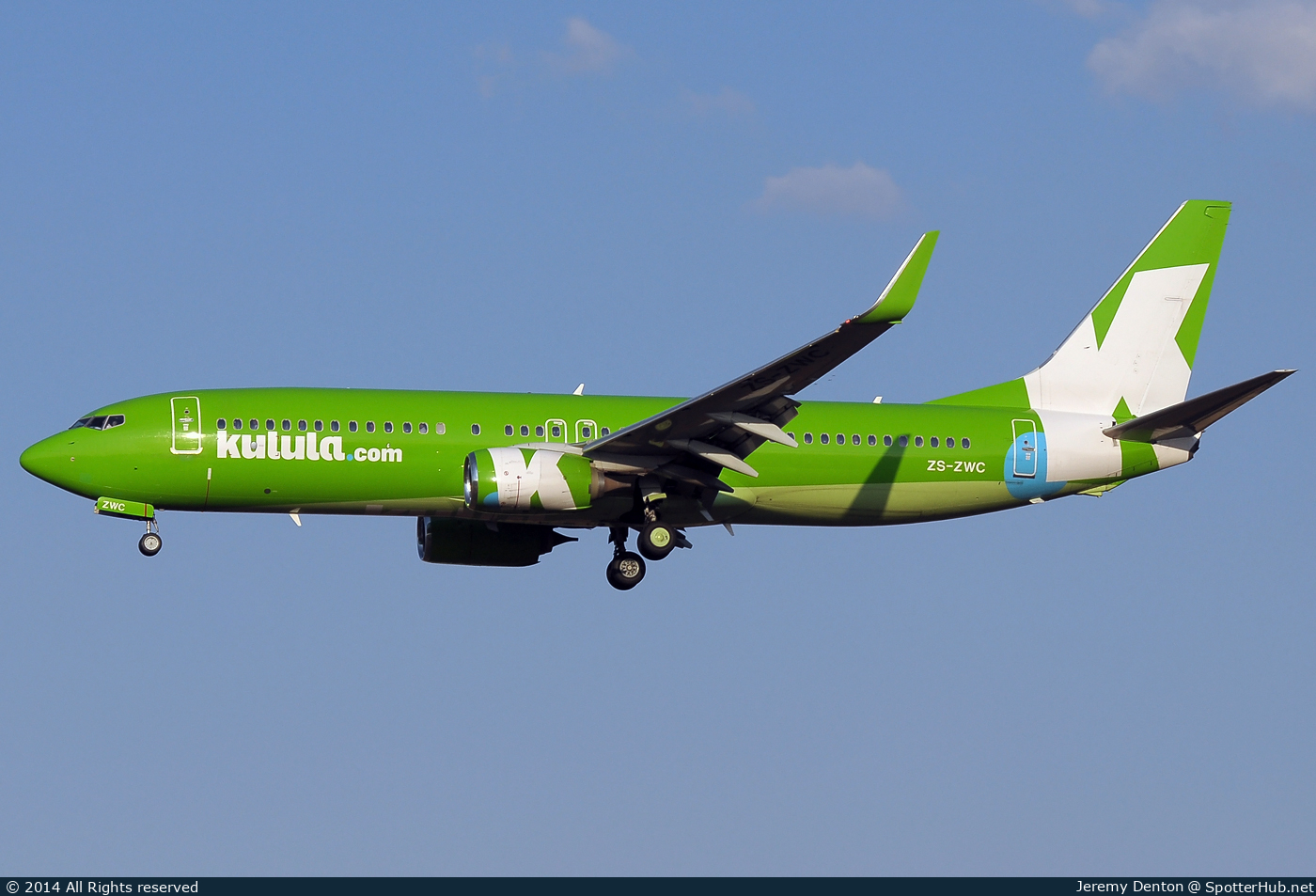 Photo of ZS-ZWC - Boeing 737-8LD operated by Kulula.com