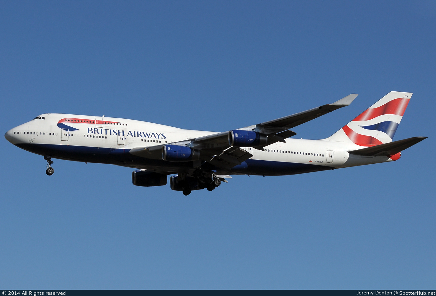 Photo of G-CIVR - Boeing 747-436 operated by British Airways