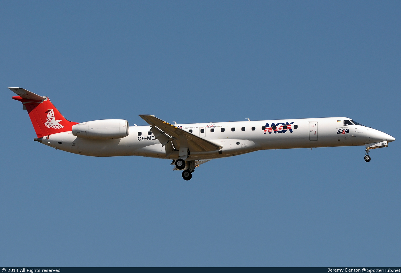 Photo of C9-MEX - Embraer ERJ-145MP operated by Mex Moçambique Expresso