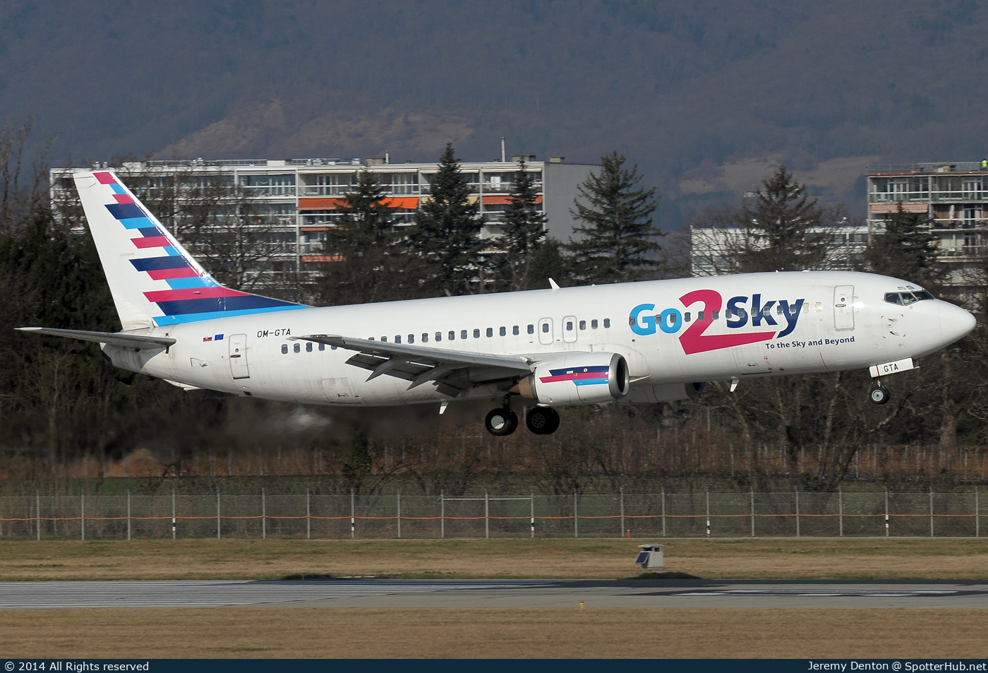 Photo of OM-GTA - Boeing 737-4Q8 operated by Go2Sky