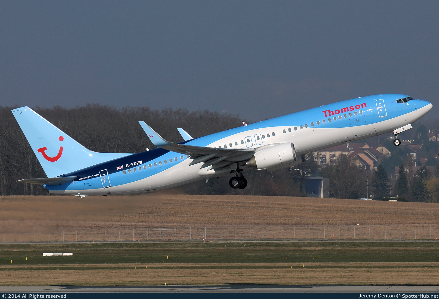 Photo of G-FDZW - Boeing 737-8K5 operated by Thomson Airways