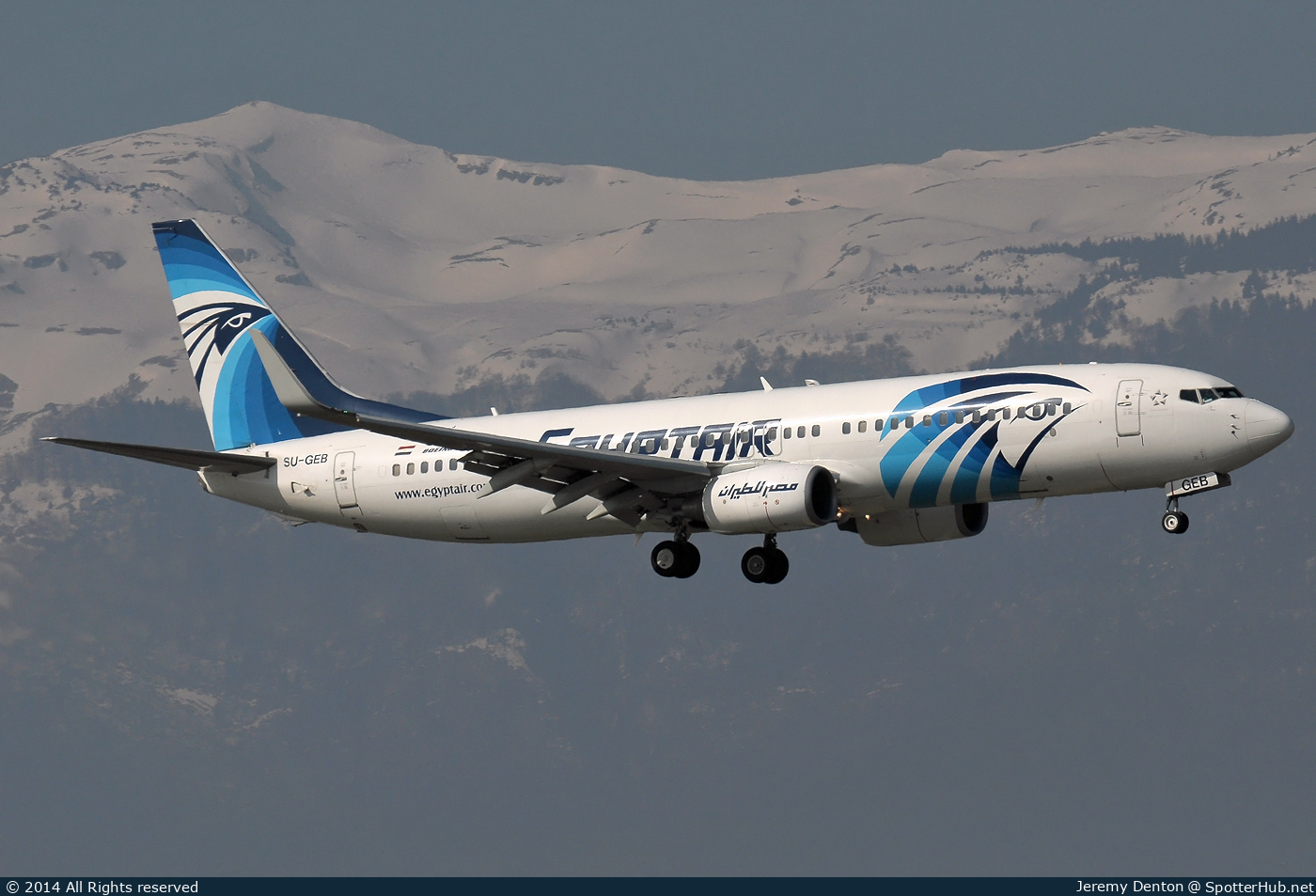 Photo of SU-GEB - Boeing 737-866 operated by Egyptair