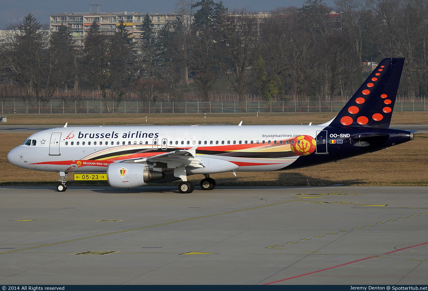 Photo of OO-SND - Airbus A320-214 operated by Brussels Airlines
