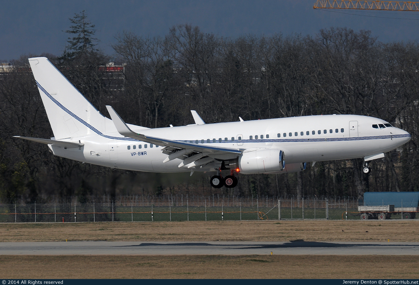 Photo of VP-BWR - Boeing 737-79T(BBJ) operated by USAL Limited
