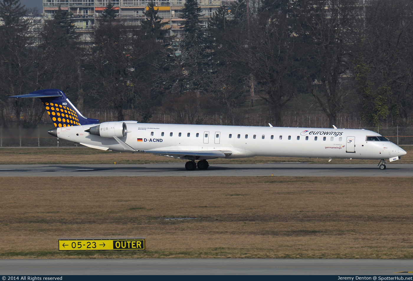 Photo of D-ACND - Bombardier CRJ-900LR operated by Germanwings (opb Eurowings)