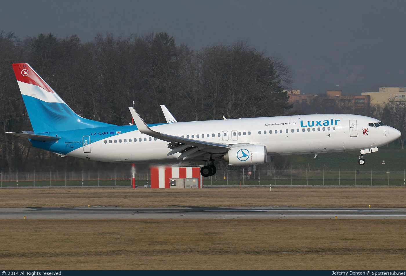 Photo of LX-LGU - Boeing 737-8C9 operated by Luxair