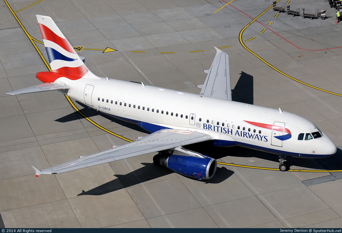 Photo of G-DBCK - Airbus A319-131 operated by British Airways