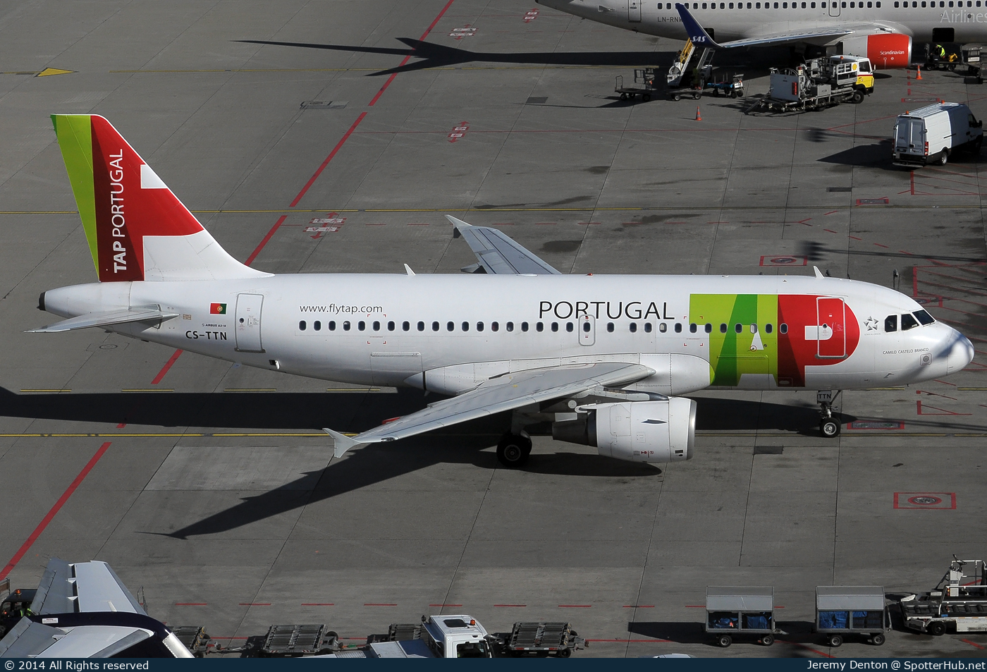 Photo of CS-TTN - Airbus A319-111 operated by TAP Air Portugal