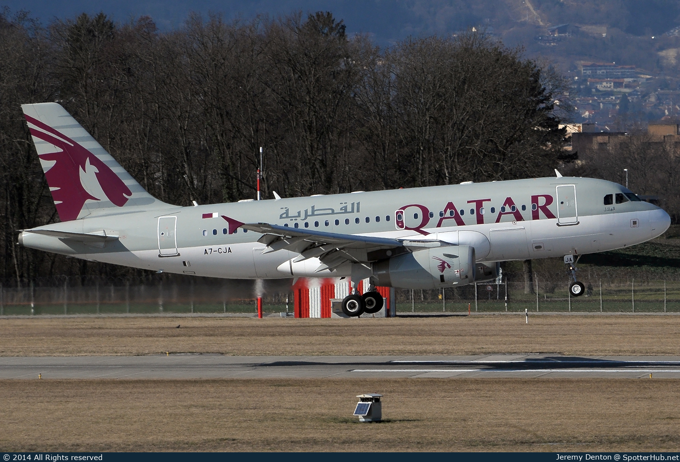 Photo of A7-CJA - Airbus A319-133(LR) operated by Qatar Airways