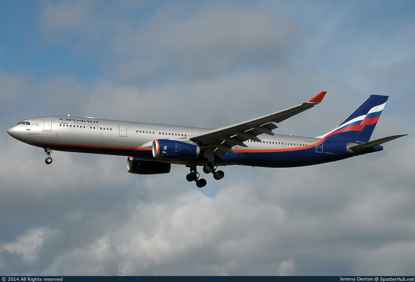 Photo of VQ-BEK - Airbus A330-343 operated by Aeroflot