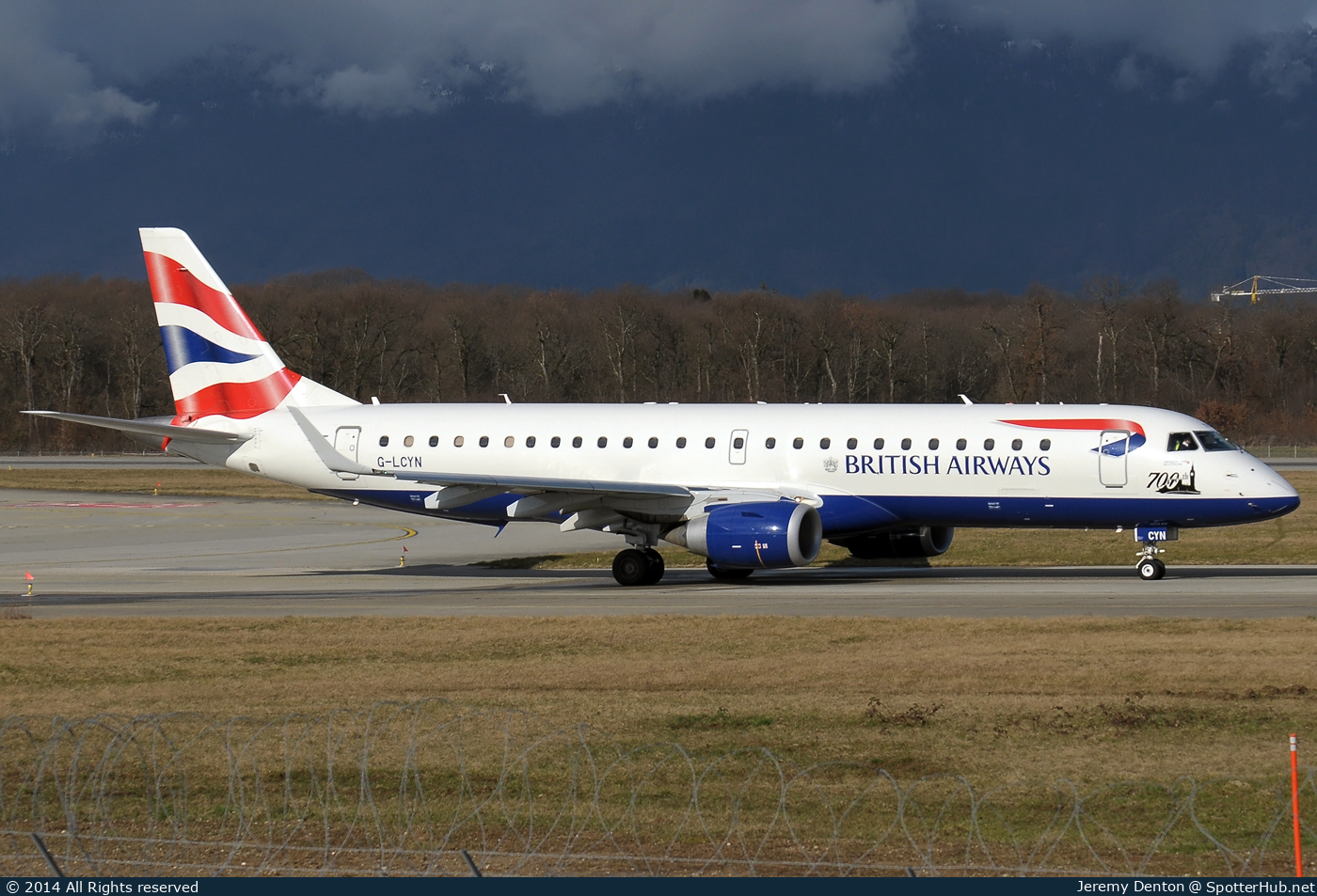 Photo of G-LCYN - Embraer ERJ-190SR operated by BA CityFlyer