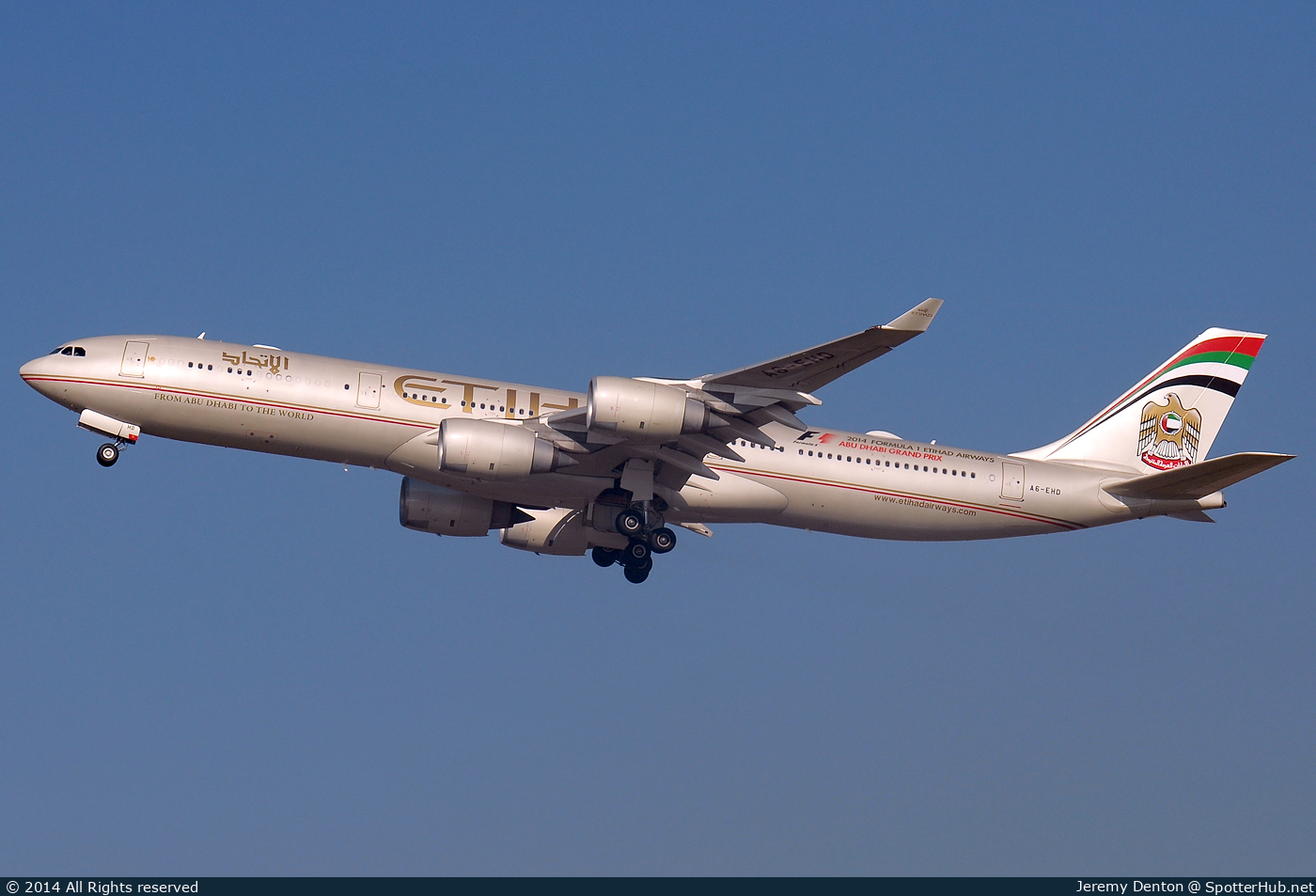 Photo of A6-EHD - Airbus A340-541 operated by Etihad Airways