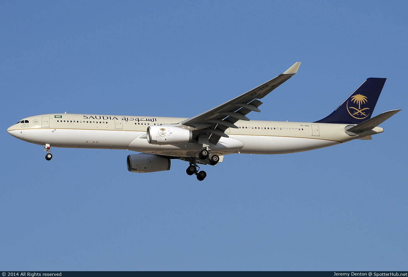 Photo of HZ-AQK - Airbus A330-343 operated by Saudia