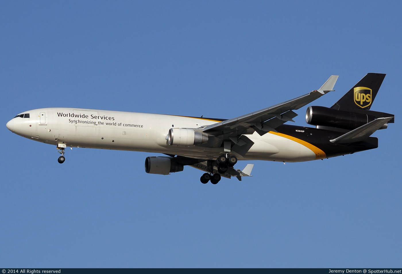 Photo of N284UP - McDonnell Douglas MD-11(F) operated by UPS United Parcel Service