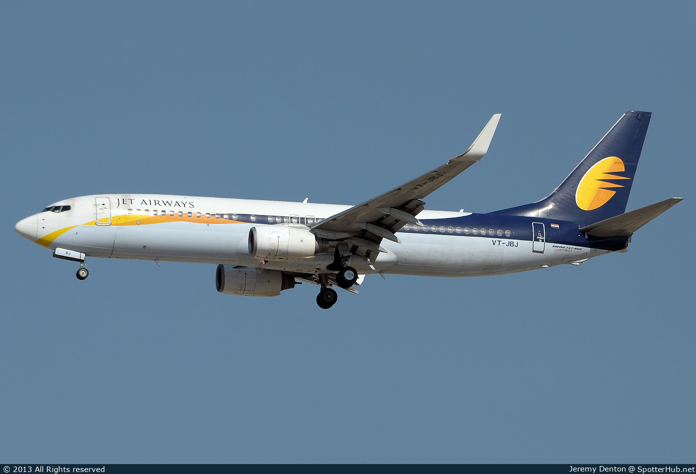 Photo of VT-JBJ - Boeing 737-85R operated by Jet Airways