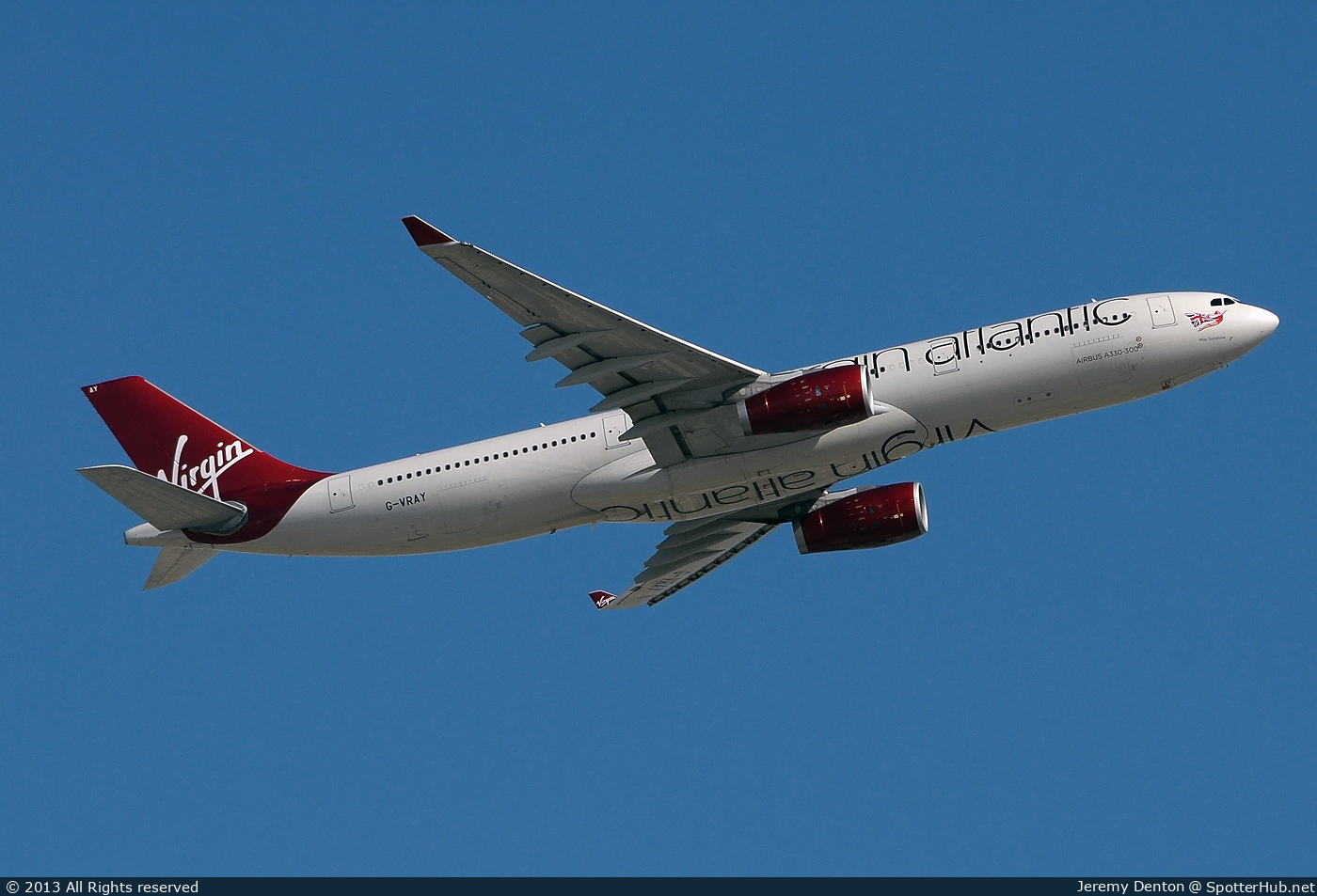 Photo of G-VRAY - Airbus A330-343 operated by Virgin Atlantic Airways