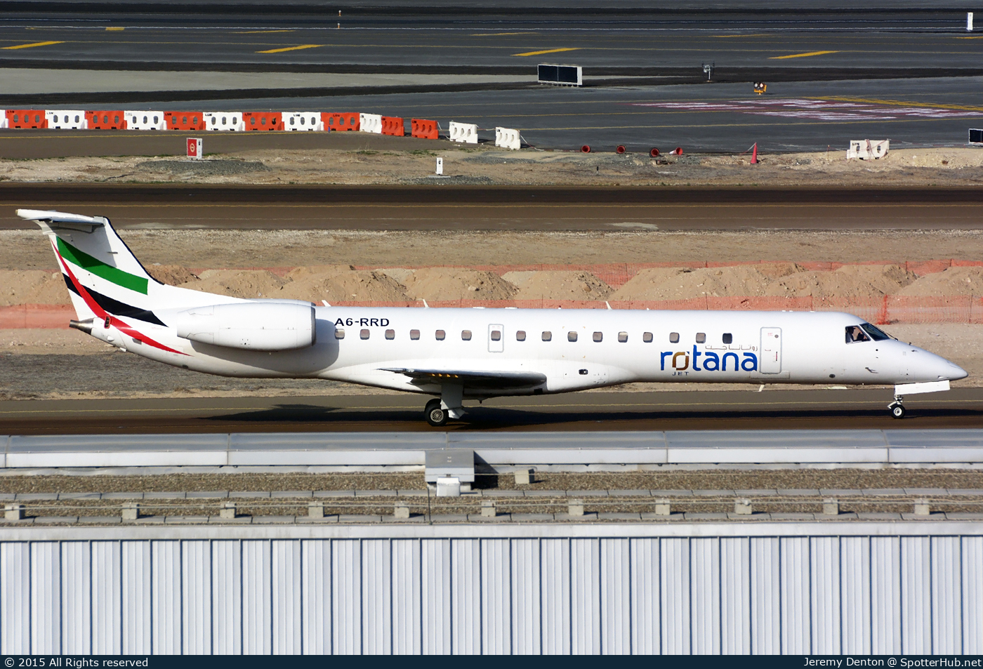 Photo of A6-RRD - Embraer ERJ-145MP operated by Rotana Jet Aviation