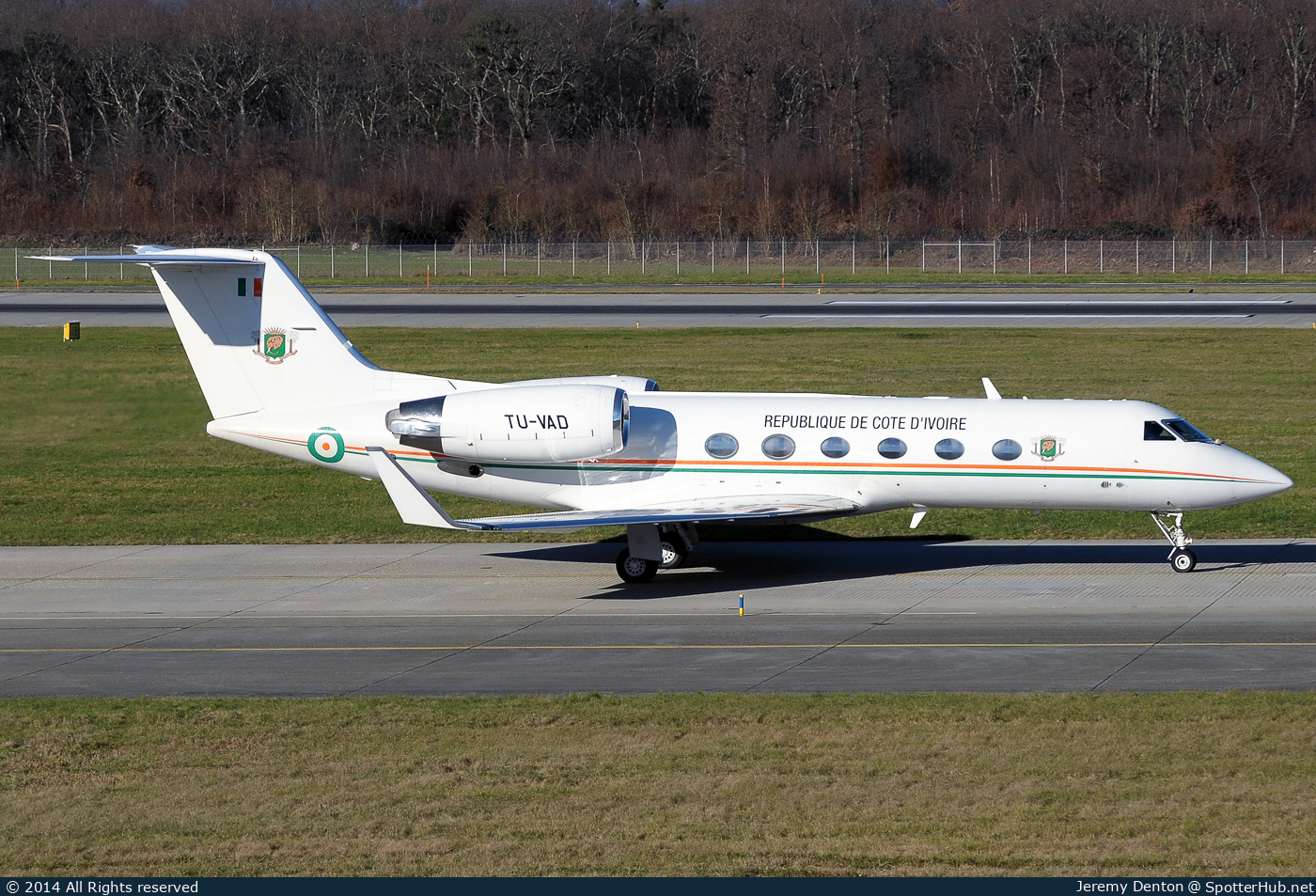 Photo of TU-VAD - Gulfstream GIV operated by Government of Ivory Coast
