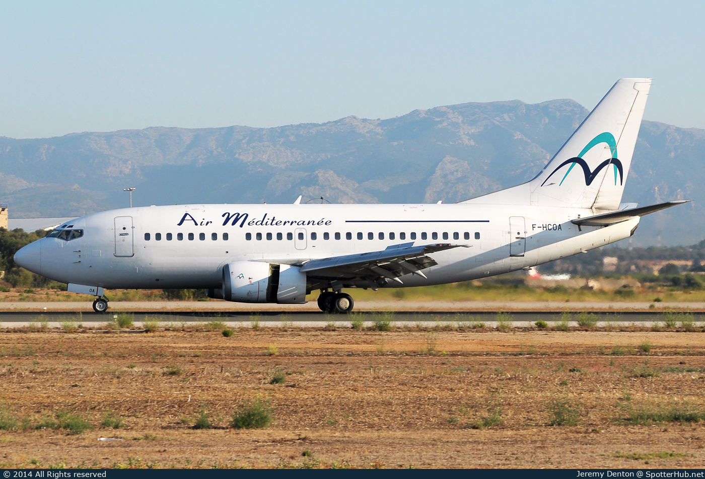 Photo of F-HCOA - Boeing 737-5L9 operated by Air Méditerranée