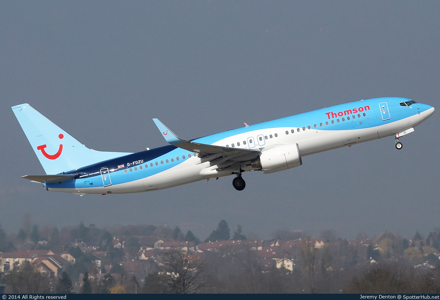 Photo of G-FDZU - Boeing 737-8K5 operated by Thomson Airways